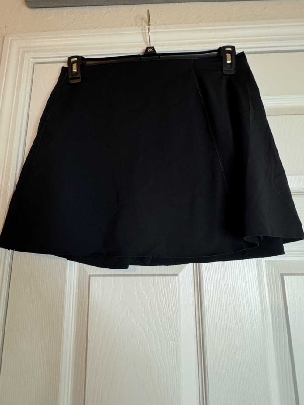 SPANX Petite Black Circle Skater Skirt